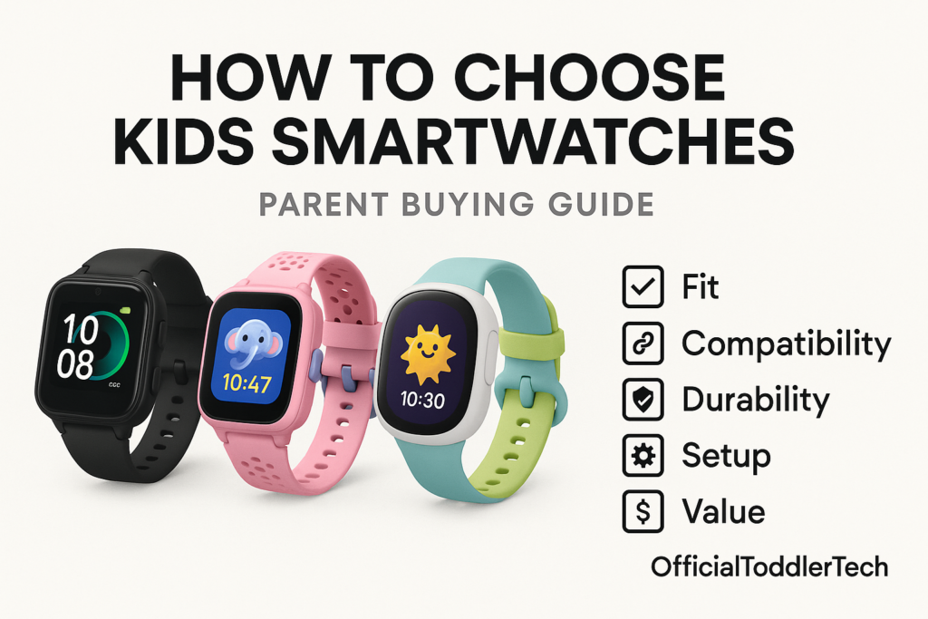 How to Choose a Kids Smartwatch: A Parent-Friendly Buying Guide