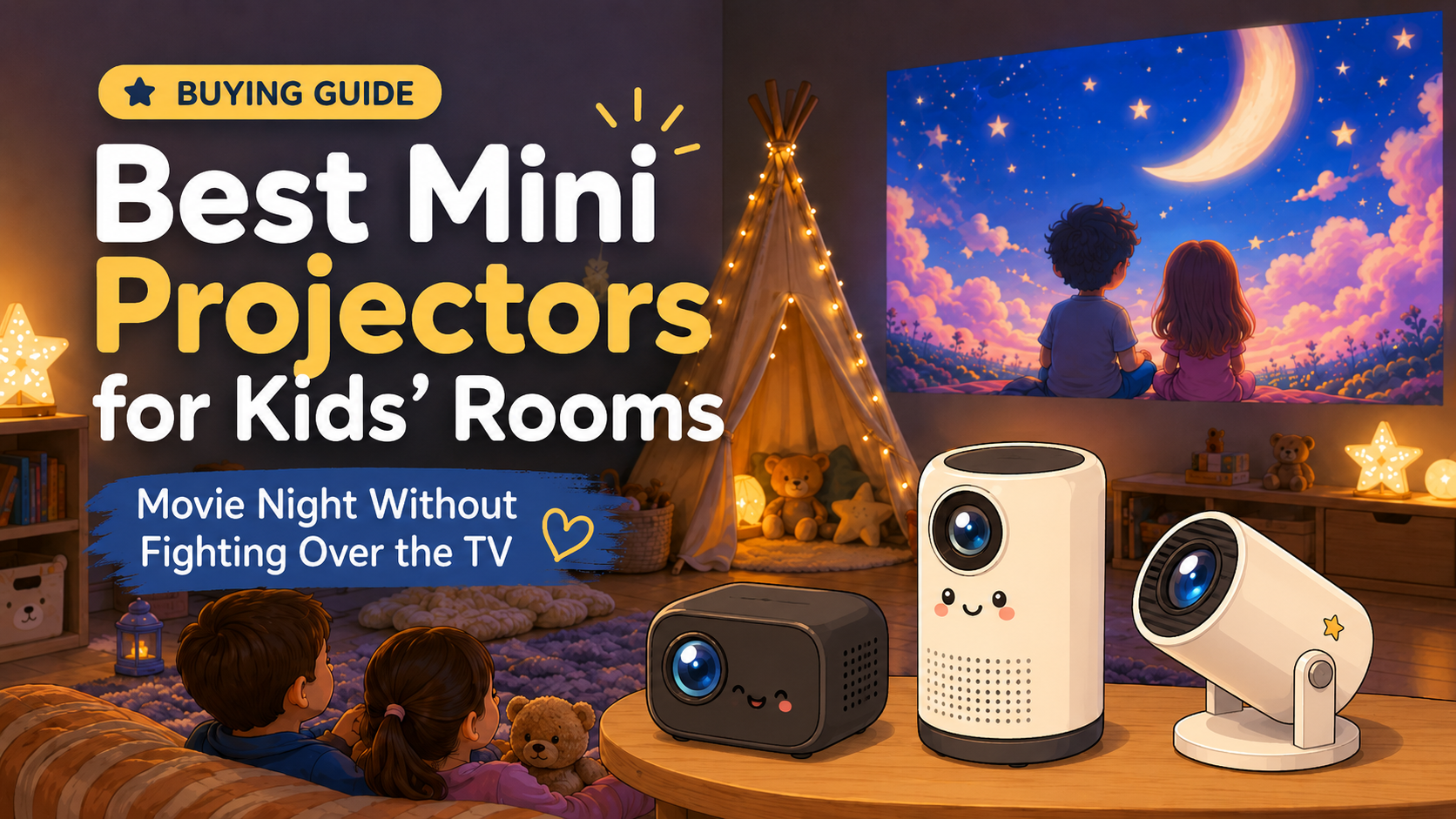 Movie Night Without Fighting Over the TV: Best Mini Projectors for Kids’ Rooms