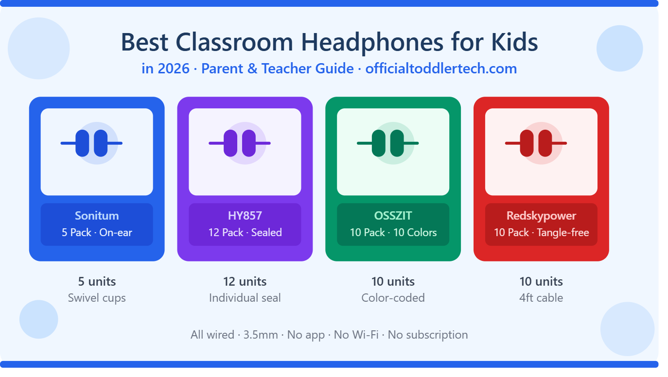 Best Classroom Headphones for Kids in 2026: A Parent and Teacher Guide