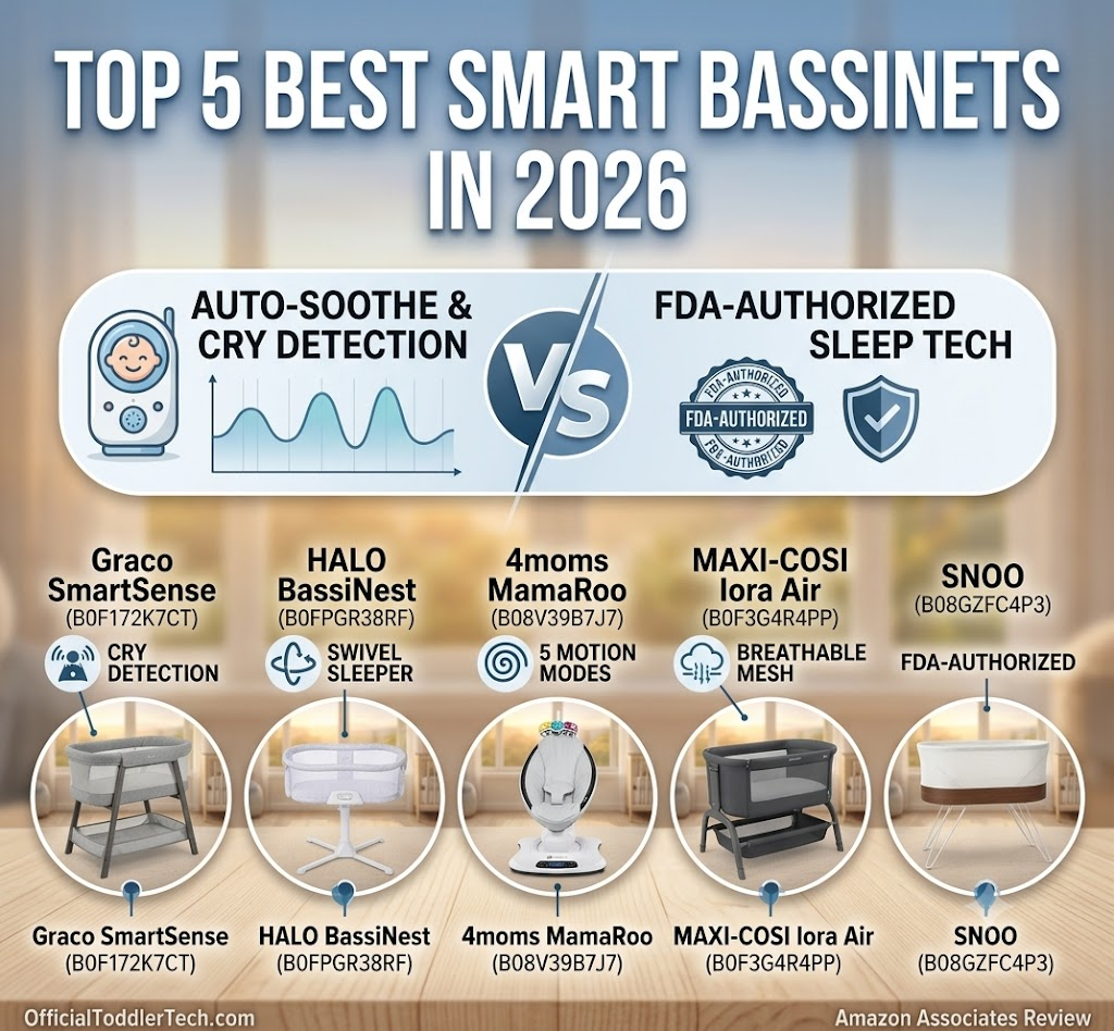 5 Best Smart Bassinets in 2026: From Cry Detection to FDA-Authorized Sleep Tech